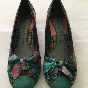 Adorable Plaid Kitten Heels